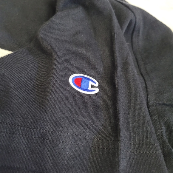 Champions Mens Size XL Black and White Middleweight Rugby Polo Script Logo - Picture 5 of 8